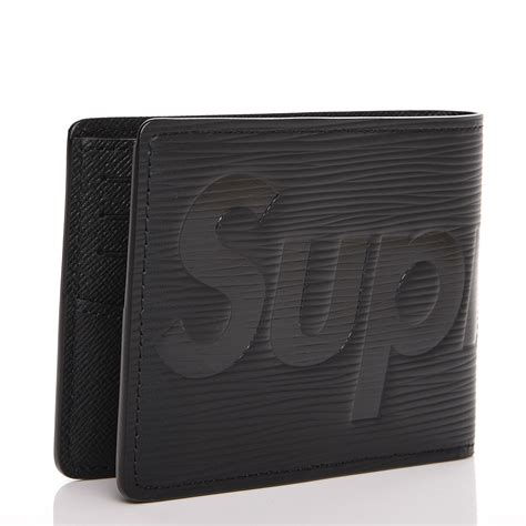 supreme x louis vuitton chain wallet|supreme louis vuitton wallet black.